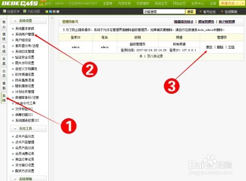 dedecms织梦程序网站后台登录帐号密码如何修改