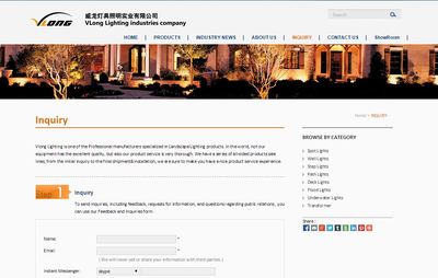 iBlueProEn蓝色英文外贸企业网站模板