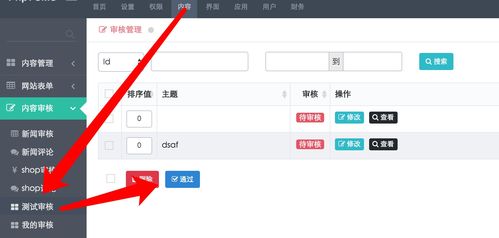 迅睿cms 网站表单管理